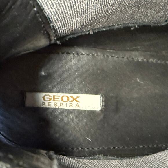 Geox Olive Green Suede & Leather Brogue Oxford Ankle Boots Size 41 US 10.5 - Picture 9 of 10